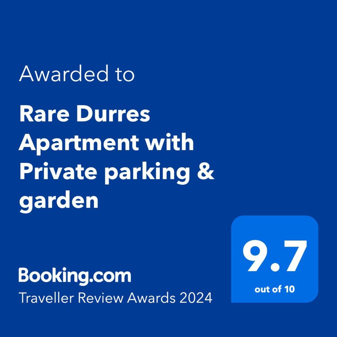 Rare Durres Apartment With Private Parking & Garden 外观 照片